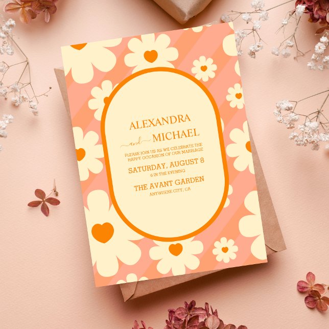 Invitación de Boda de tonos apagados con temas de  (Subido por el creador)