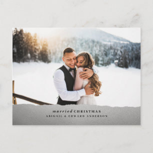 Invitación de boda de vacaciones de Navidades casa