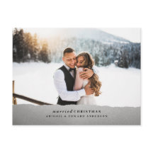 Invitación de boda de vacaciones de Navidades casa