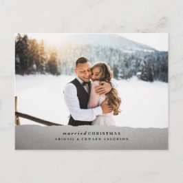 Invitación de boda de vacaciones de Navidades casa