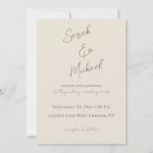 Invitación de boda de Villa Toscana