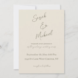 Invitación de boda de Villa Toscana
