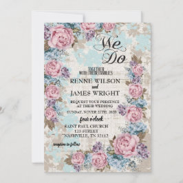 INVITACIÓN DE BODA DE VINTAJE