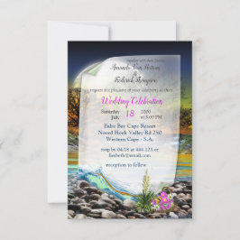 invitación de boda del elemento del planeta Tierra