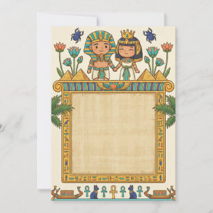 Invitación de boda del Faraón del Antiguo Egipto a