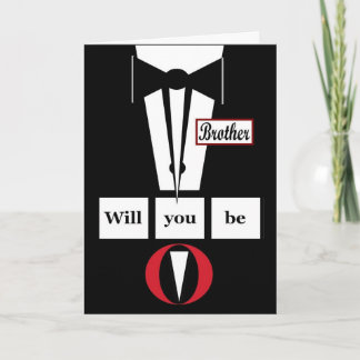 Invitación de boda del HERMANO - PADRINO
