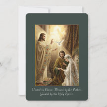 Invitación de Boda del Padre, Hijo y Espíritu Sant