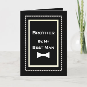 Invitación de boda del padrino con nombre personal
