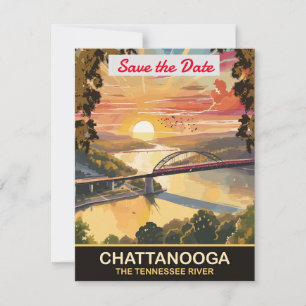 Invitación de boda del río Tennessee en Chattanoog