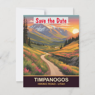 Invitación de boda del sendero Mount Timpanogos Ut