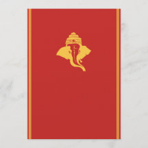 Invitación de Boda del Señor Ganesh