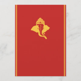 Invitación de Boda del Señor Ganesh