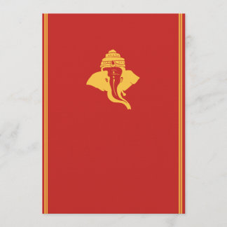 Invitación de Boda del Señor Ganesh