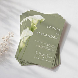 Invitación de boda "Delicadas Calas"
