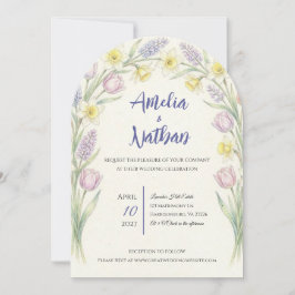 Invitación de boda Despertar de primavera