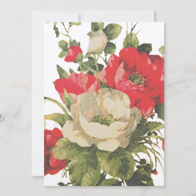 INVITACIÓN DE BODA DISEÑO DE ESTILO ROSA DE Tarjet (Anverso)