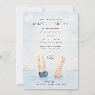 Invitación de boda divertida