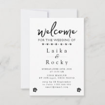 Invitación de Boda Divertida para Perro