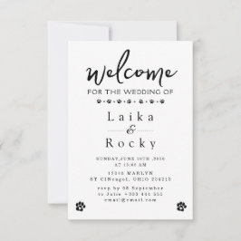 Invitación de Boda Divertida para Perro