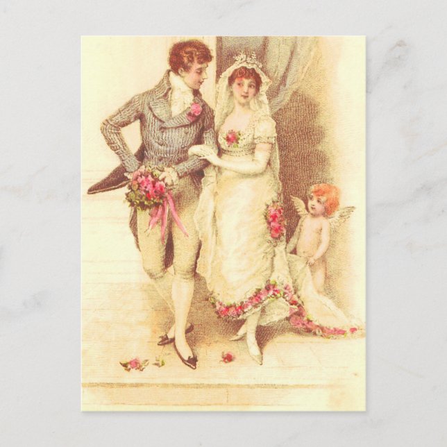 Invitación de boda económica (Anverso)