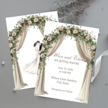 Invitación de boda Elegancia Bohemia