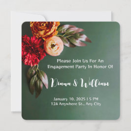Invitación de Boda Elegancia Otoñal