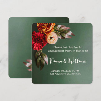 Invitación de Boda Elegancia Otoñal