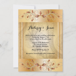 Invitación de boda elegante