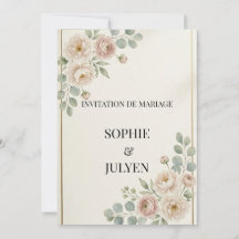 Invitación de Boda Elegante