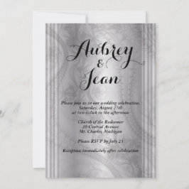 Invitación de boda elegante