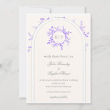 Invitación de boda elegante