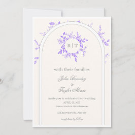 Invitación de boda elegante