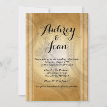 Invitación de boda elegante