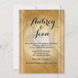 Invitación de boda elegante