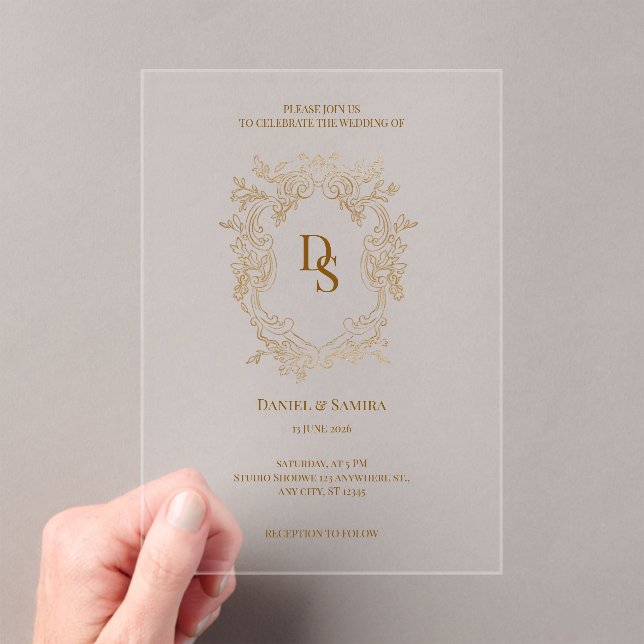 Invitación de boda elegante (Insitu (portátil))