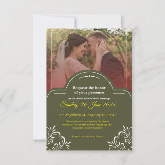 Invitación de Boda Elegante – Clásica