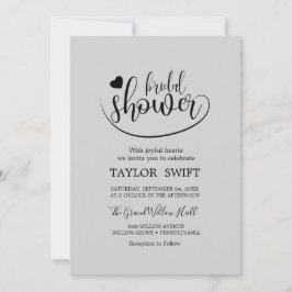 Invitación de boda elegante con caligrafía en oro 