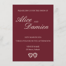 Invitación de boda elegante de dinero antiguo