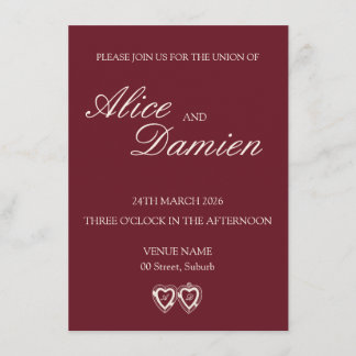 Invitación de boda elegante de dinero antiguo