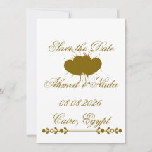 Invitación de boda Elegante Encaje Dorado para Gua