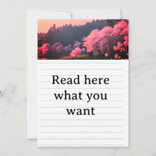 Invitación de Boda Elegante Flor de Cerezo - Román