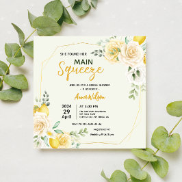 Invitación de boda elegante Main Squeeze