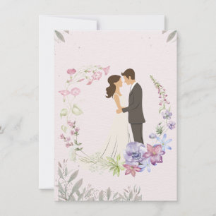 Invitación de Boda Elegante Moderna