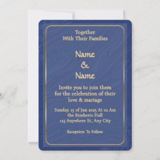 Invitación de boda elegante personalizada 10