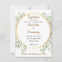 Invitación de Boda | Elegante | RSVP | Handfasting