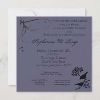 Invitación de boda elegante y floral de 5x7
