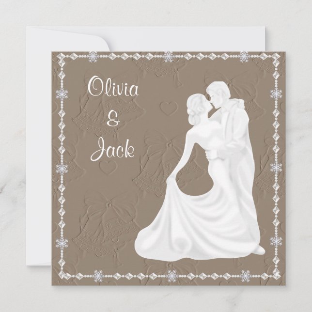 INVITACIÓN DE BODA ELEGANTE Y MODERNA (Anverso)