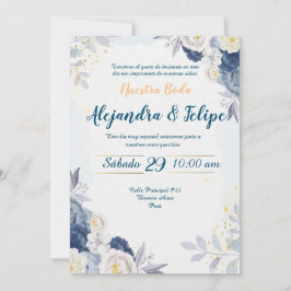 Invitación de Boda Elegante y Personalizada