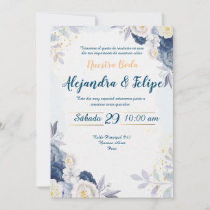 Invitación de Boda Elegante y Personalizada