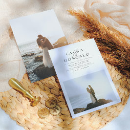 Invitación de Boda Elegante y Sencilla